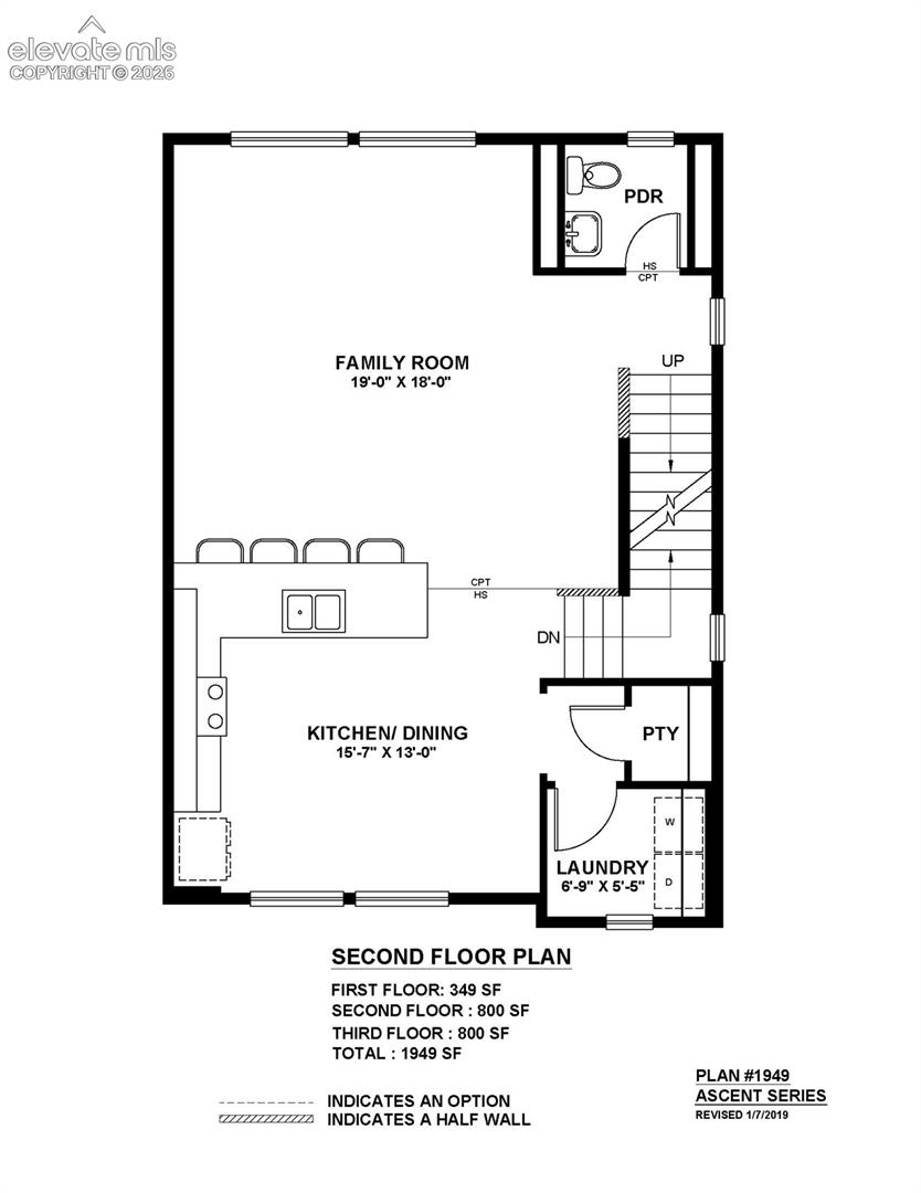 *backlines of floor-plan*