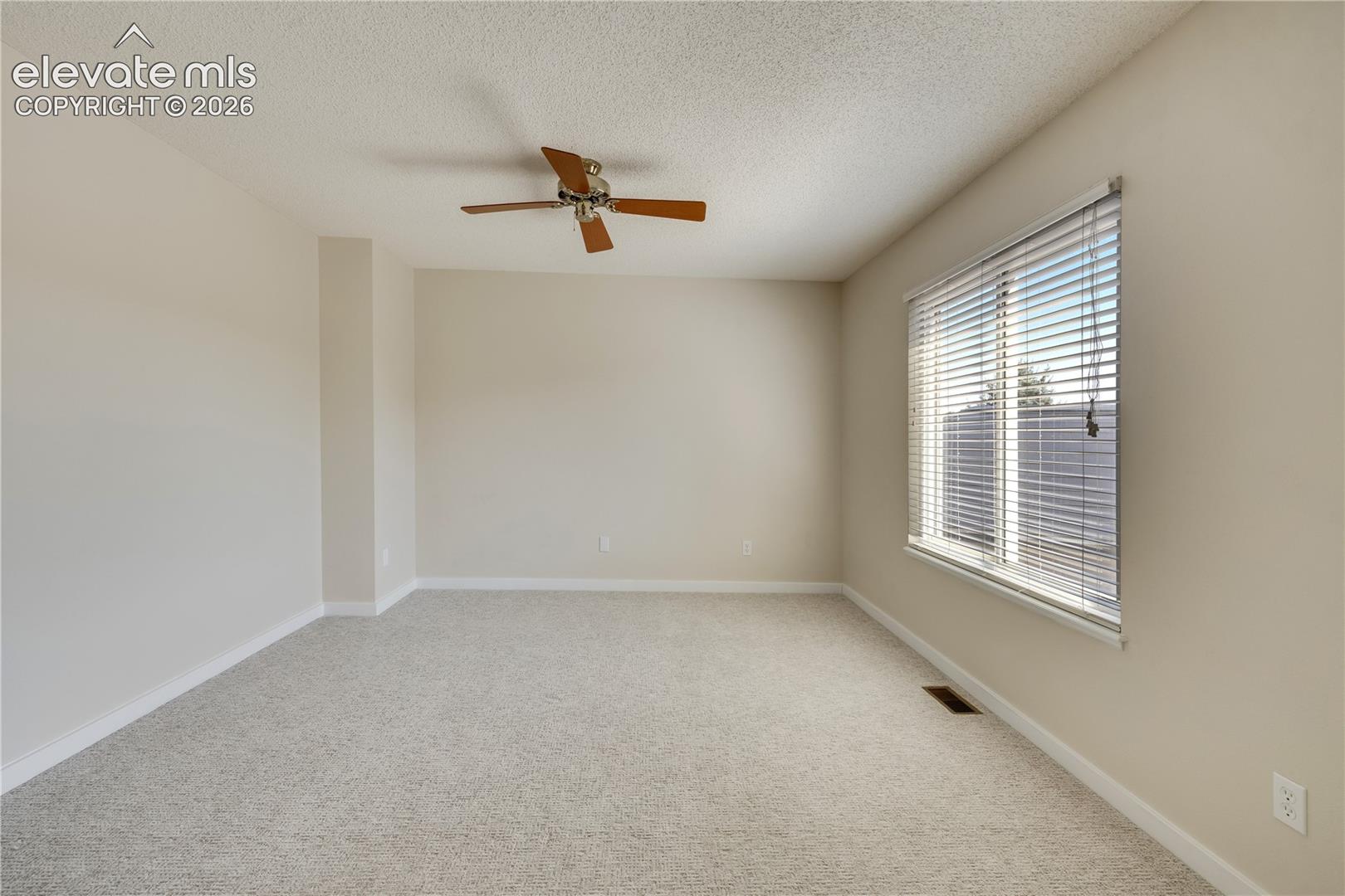 Master bedroom has adjoining 12 x 12 sitting room