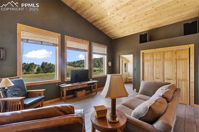 Fantastic views to the south and east from the main living room area. 