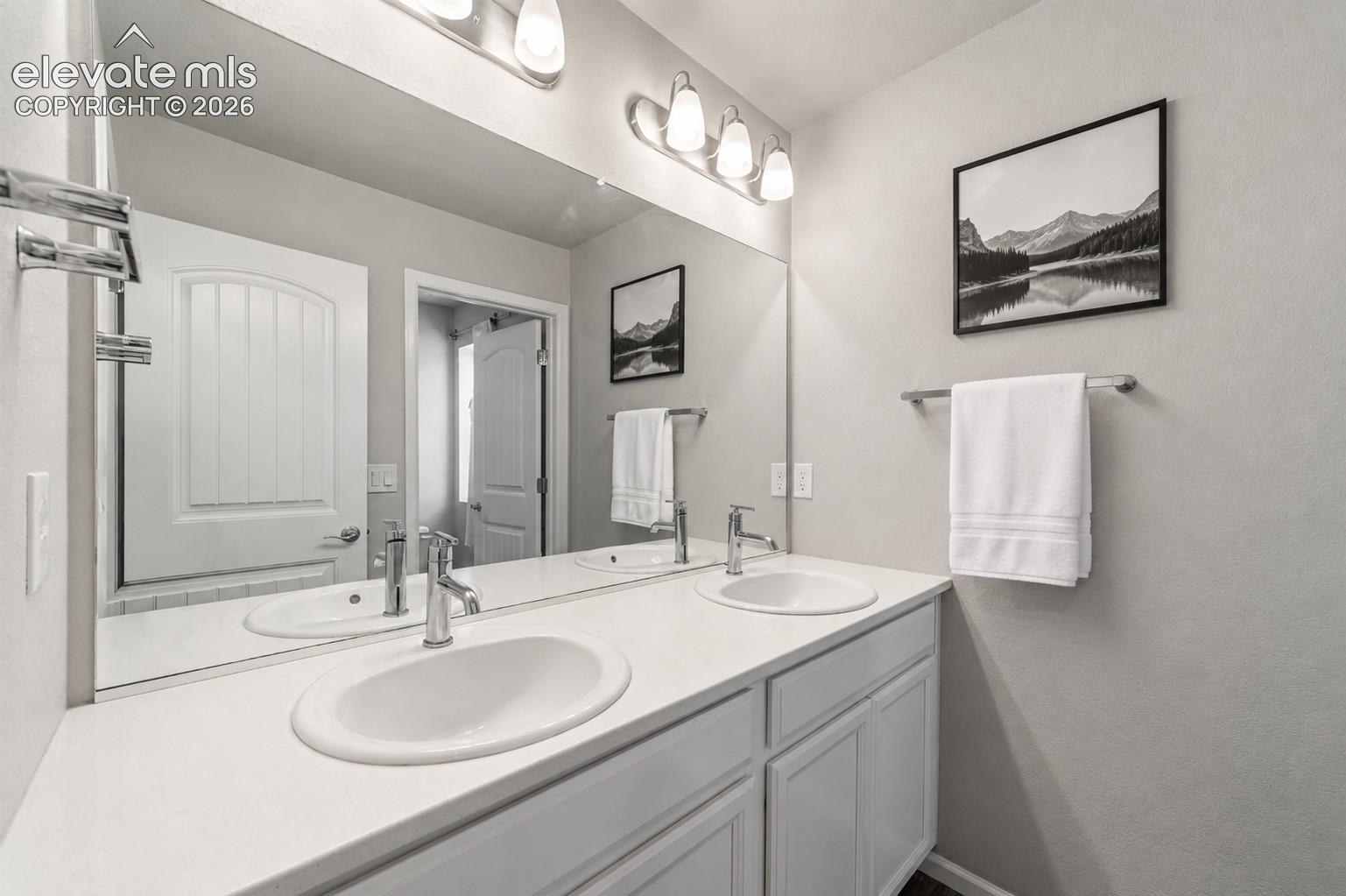 Full updated bathroom on upper level