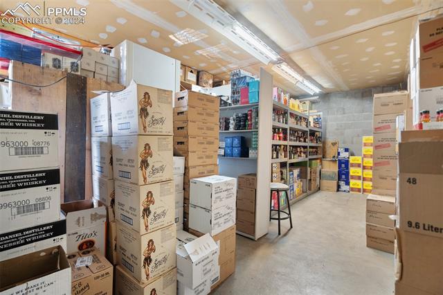 View of storage area