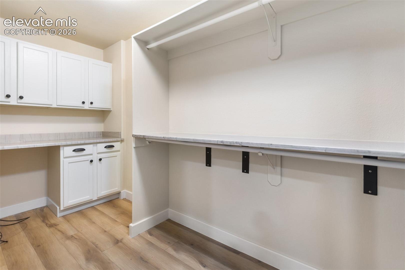 Primary walk in oversized closet