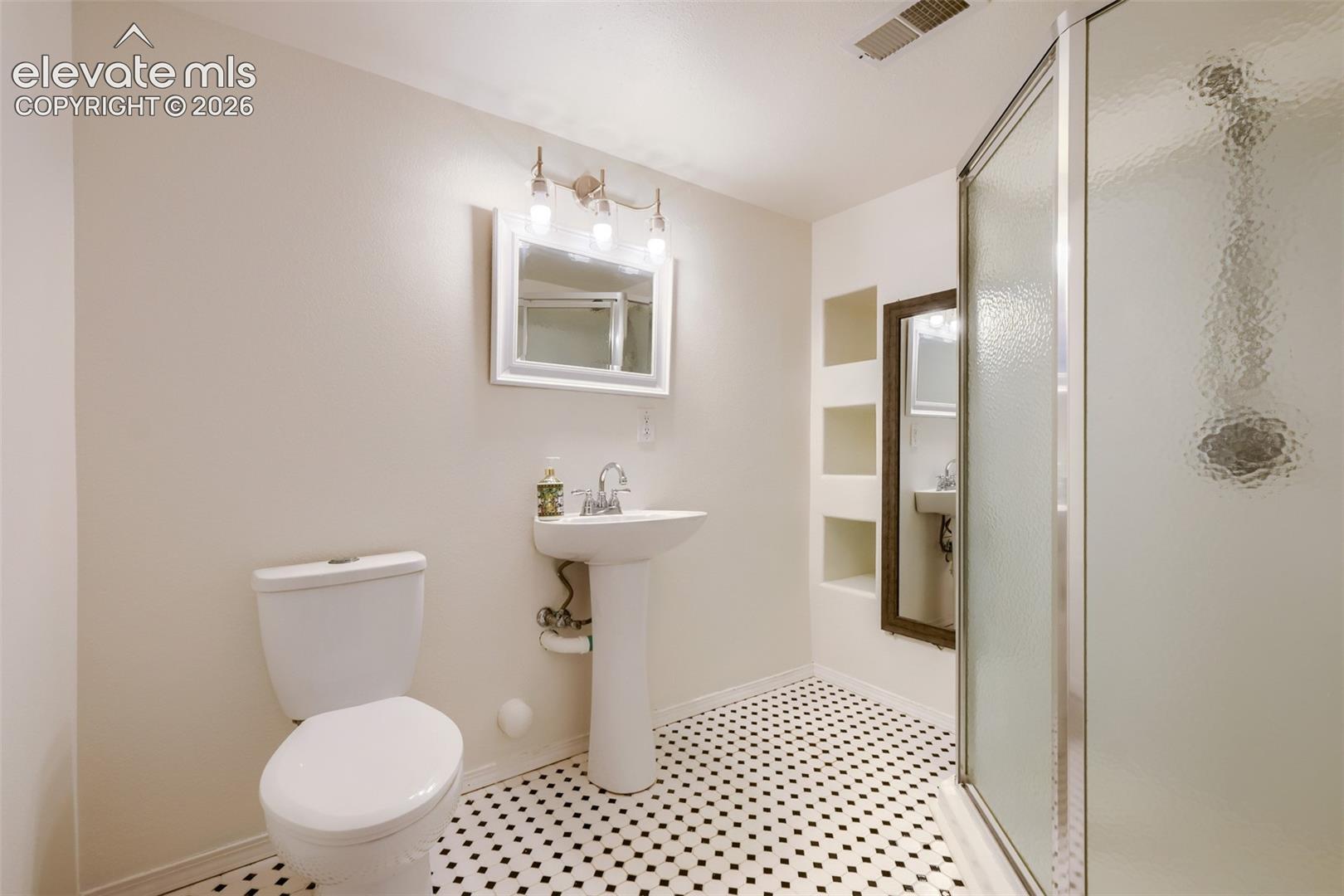 Basement bathroom