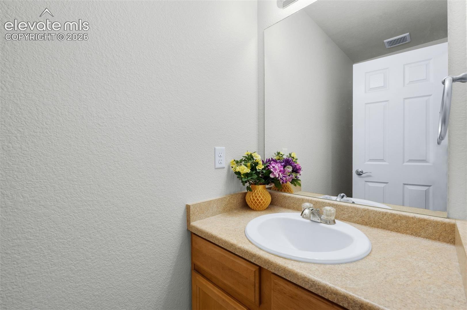 Half Bathroom on the main level.