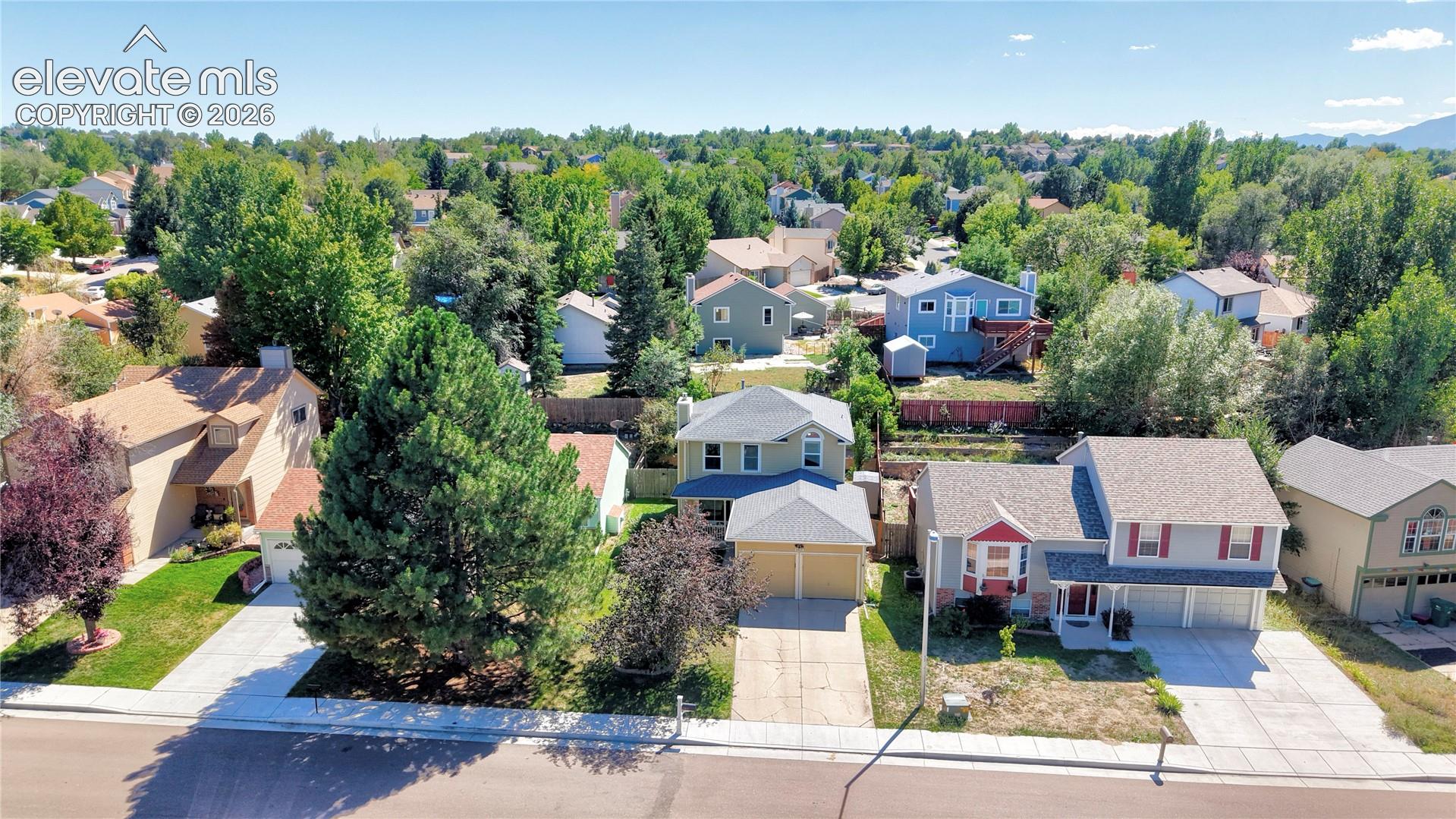 Aerial View of Front of Home