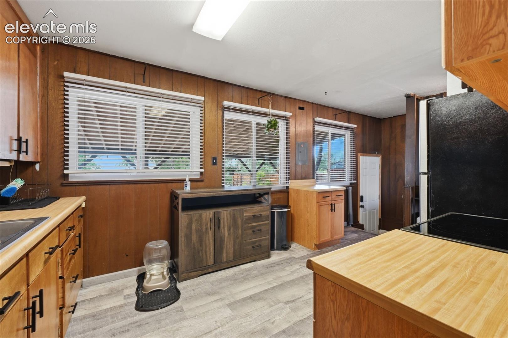 Kitchen and Back Door to Covered Deck