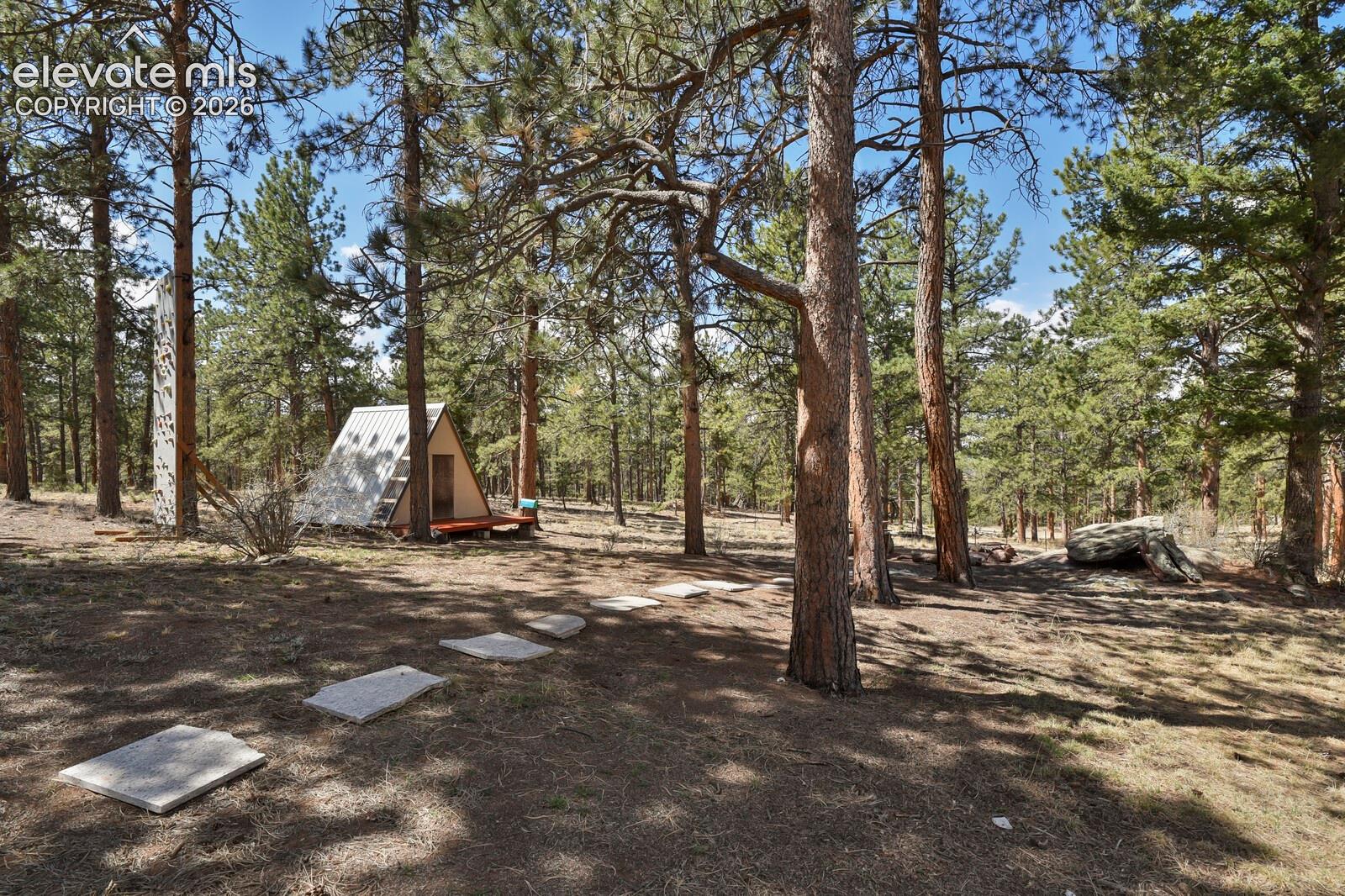 A-frame play fort