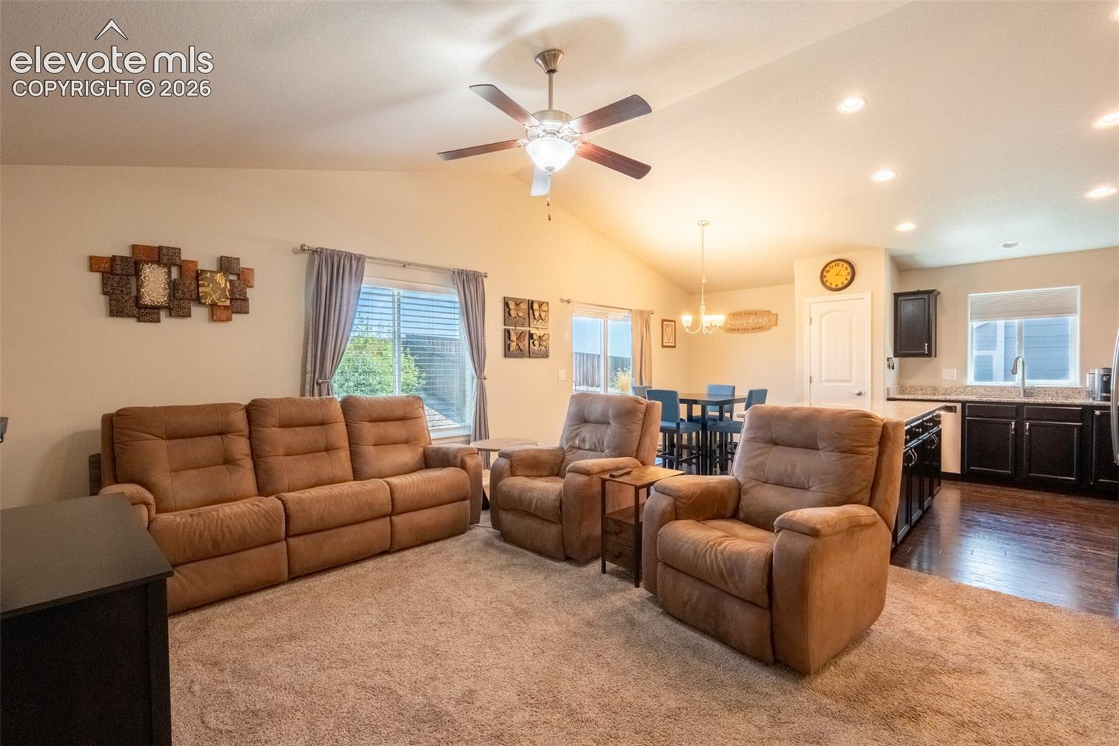 Living room/kitchen/dining area - main floor