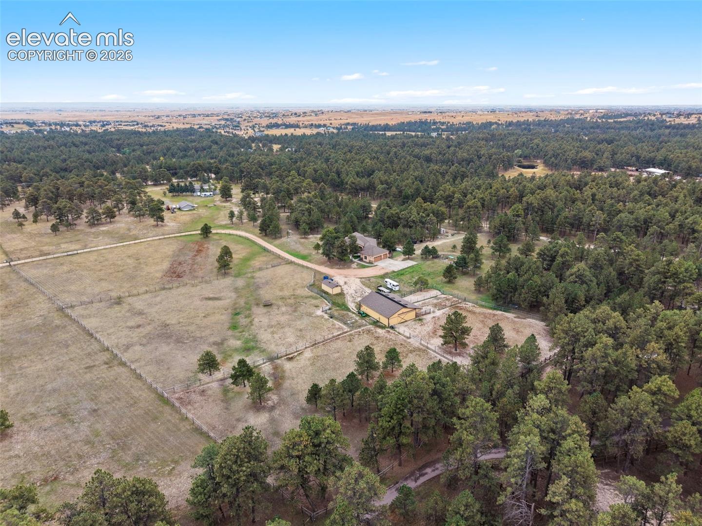 Aerial View of the property
