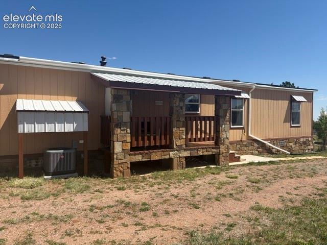 Back of the home, rear patio.
