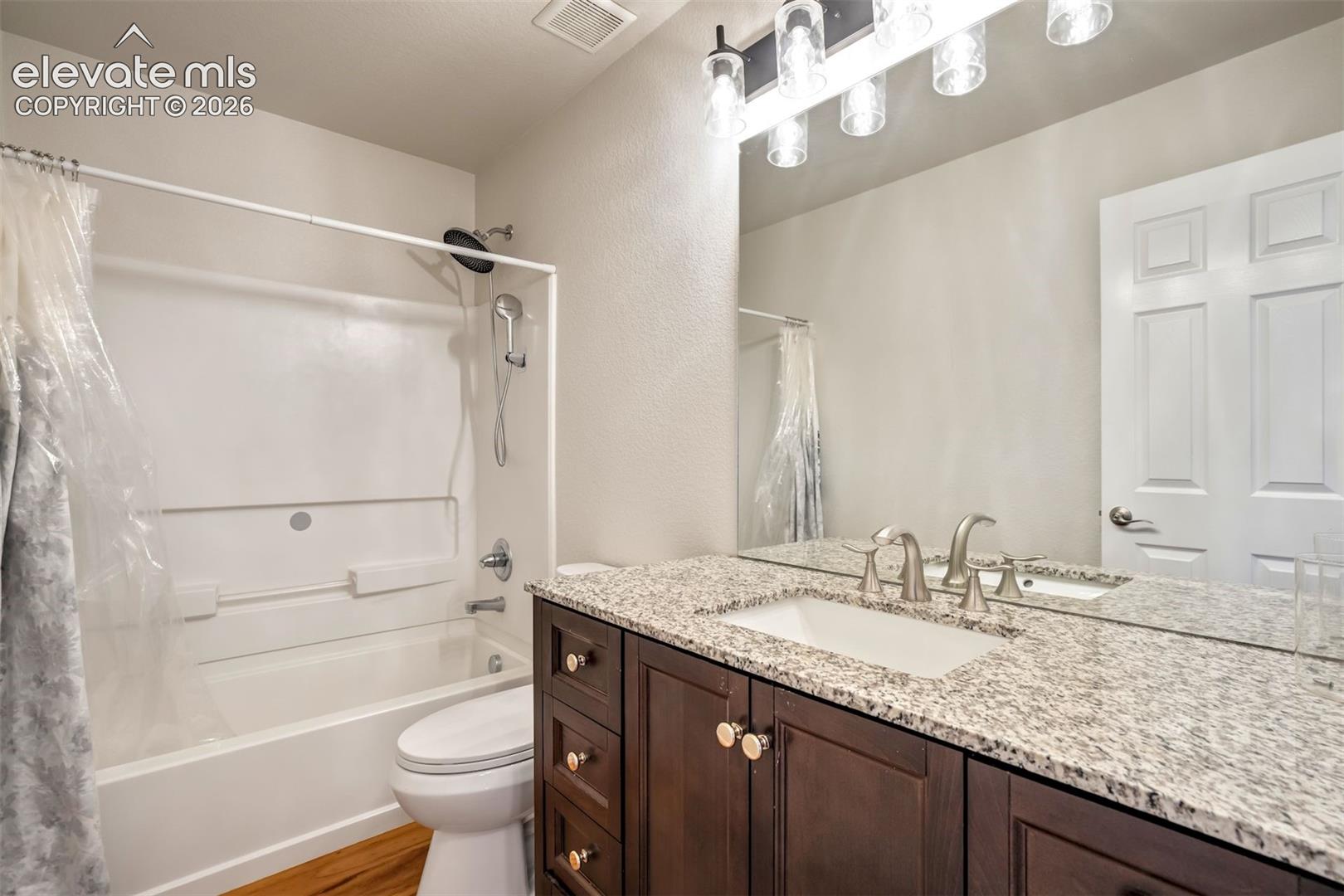 Full bathroom for bedrooms 2 & 3. Also has Granite and new flooring. 