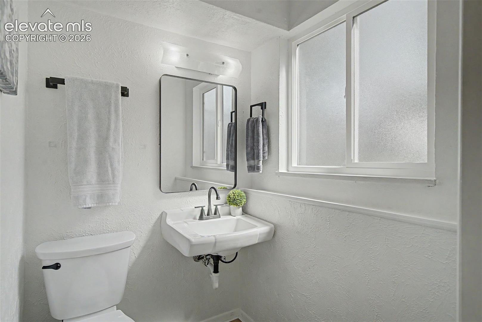 lower level half bath