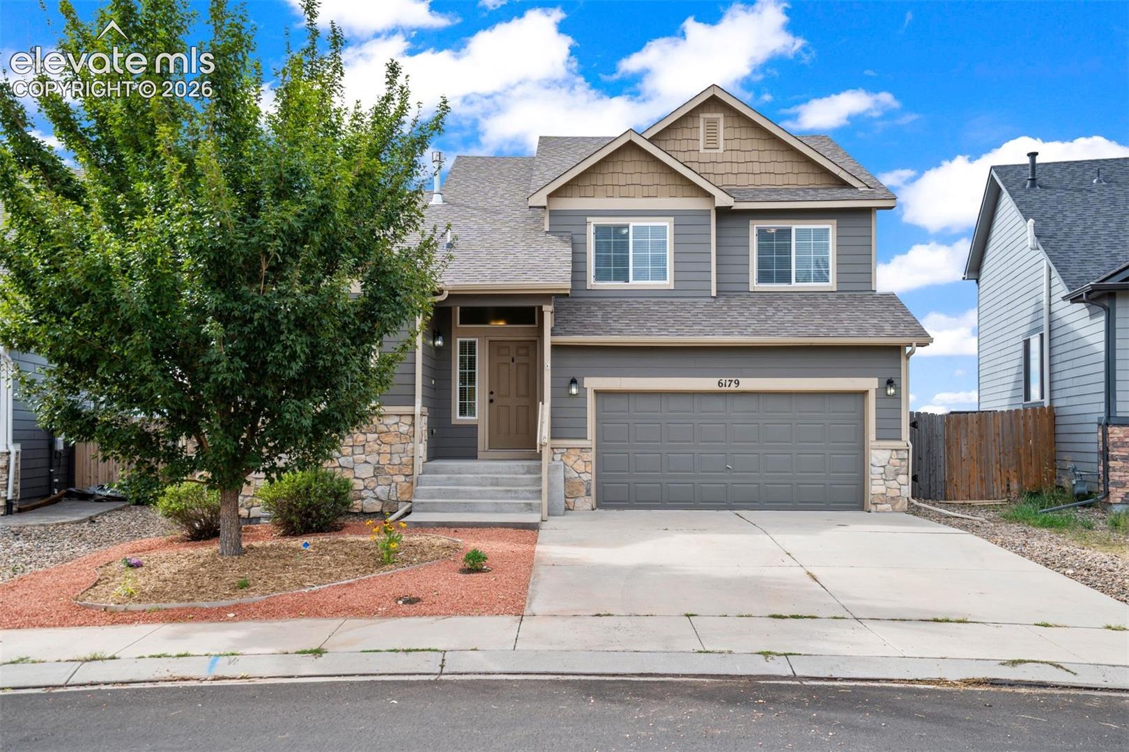 With no neighbors directly behind you, mountain views, fresh updates, and a convenient location near Peterson, Fort Carson, and Schriever, this home checks the boxes to make moving worth it. The floor plan flows, the mountain views show off, and the backyard comes with the rare luxury of no rear neighbors. Even better: the interior has fresh paint and new carpet, so you can skip the “what color should we repaint?” debate and move straight to unpacking. The main level brings the living room, dining area, and kitchen together in an easy, effortless layout—perfect for everyday life, entertaining, or supervising dinner while pretending you’re not eating the appetizers. Downstairs, the spacious family room features a large sliding door that opens to the fenced backyard, creating an ideal setup for game nights, pets, playtime, and fresh-air escapes. All three bedrooms, a convenient laundry room, and a generously sized primary suite designed for maximum retreat mode. The attached five-piece bath offers plenty of room to get ready, unwind, and avoid fighting over mirror space, while the walk-in closet is ready to house your wardrobe ambitions. The unfinished basement offers room to grow, whether your future plans involve a home gym, theater, office, hobby space, or simply a very organized storage area that you promise you’ll create someday. The three-car tandem garage provides excellent parking, storage, and “I have a lot of stuff” flexibility. Come see why this one might be the perfect launchpad for your next Colorado adventure.