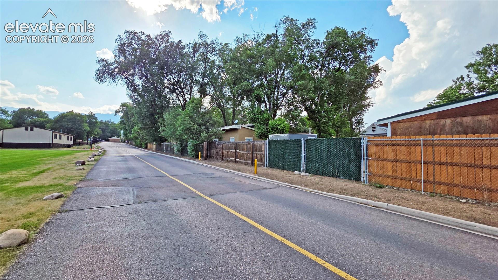Gate access to The Vanguard High School.