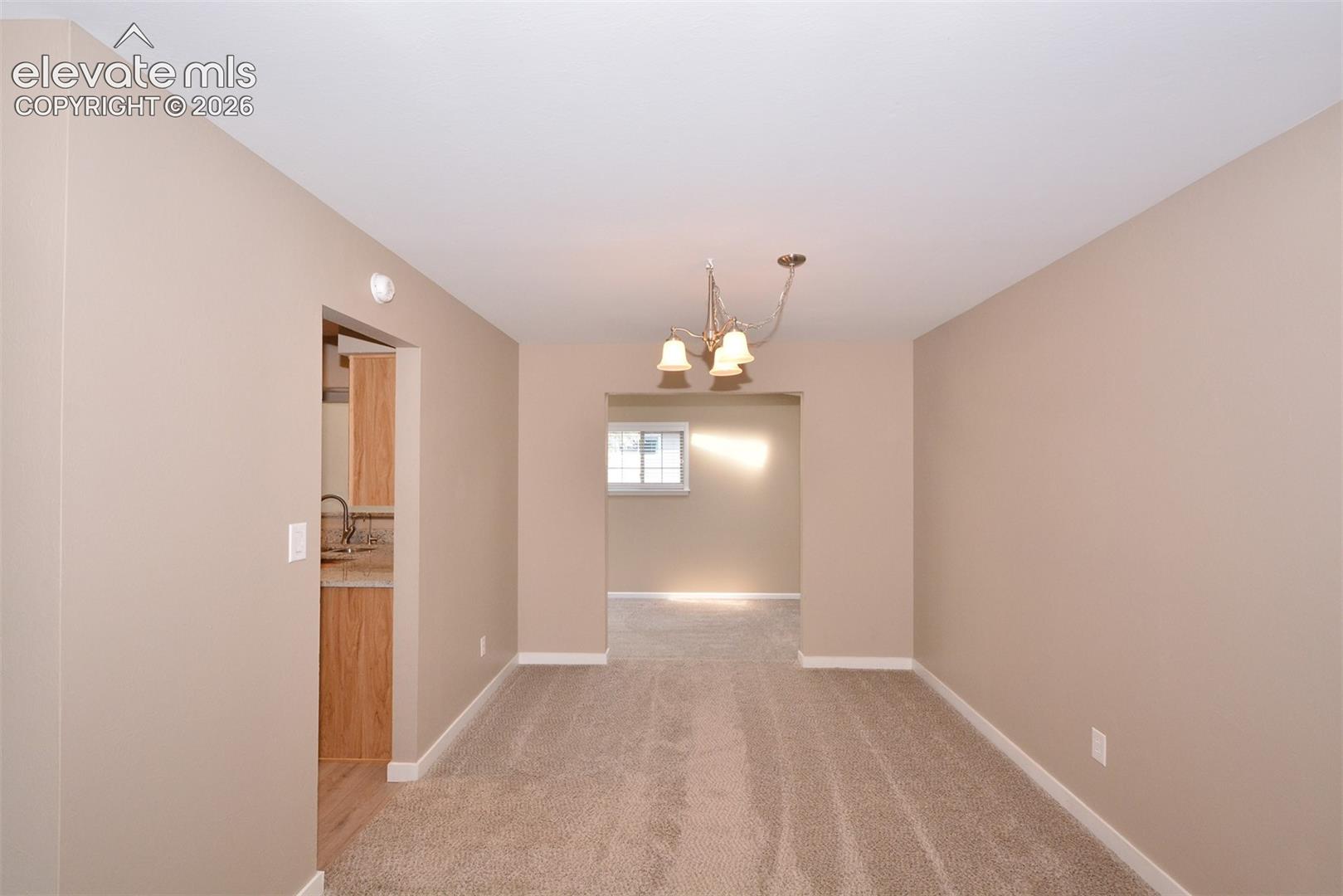 Dining room on main level