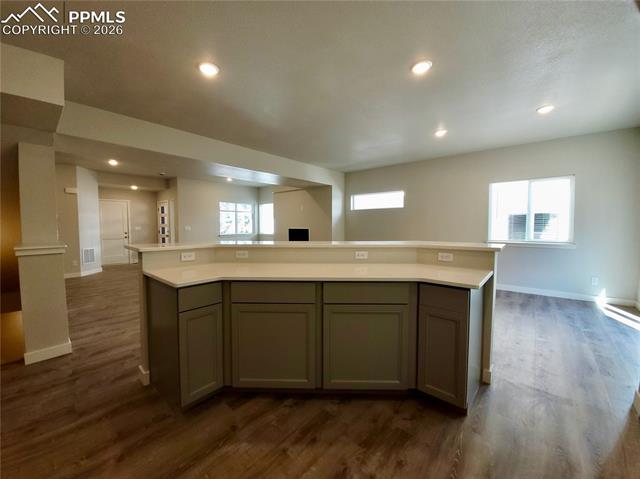 Extra cabinet and counter space, plus outlets for mini appliances or chargers!