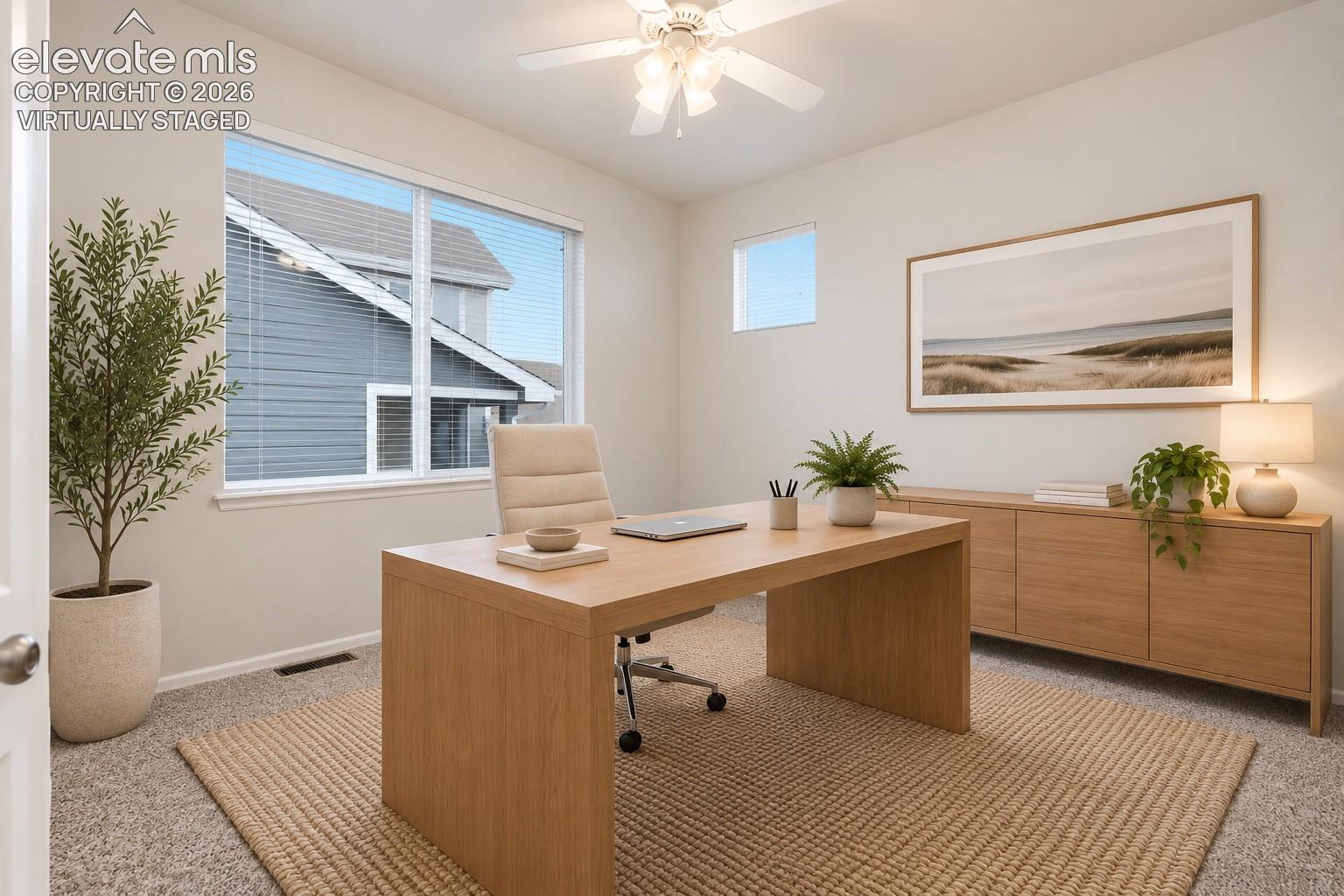 Bedroom or Office. Virtually Staged.