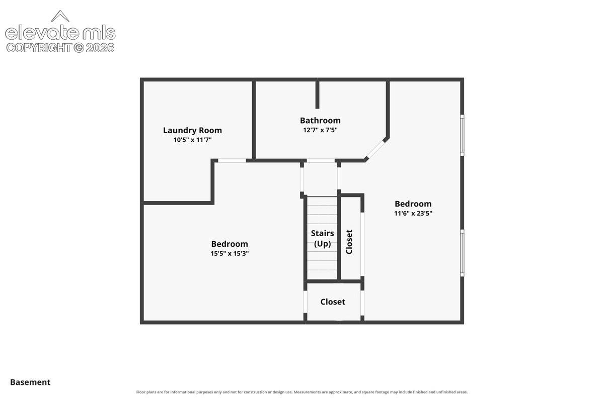 Basement floorplan. 