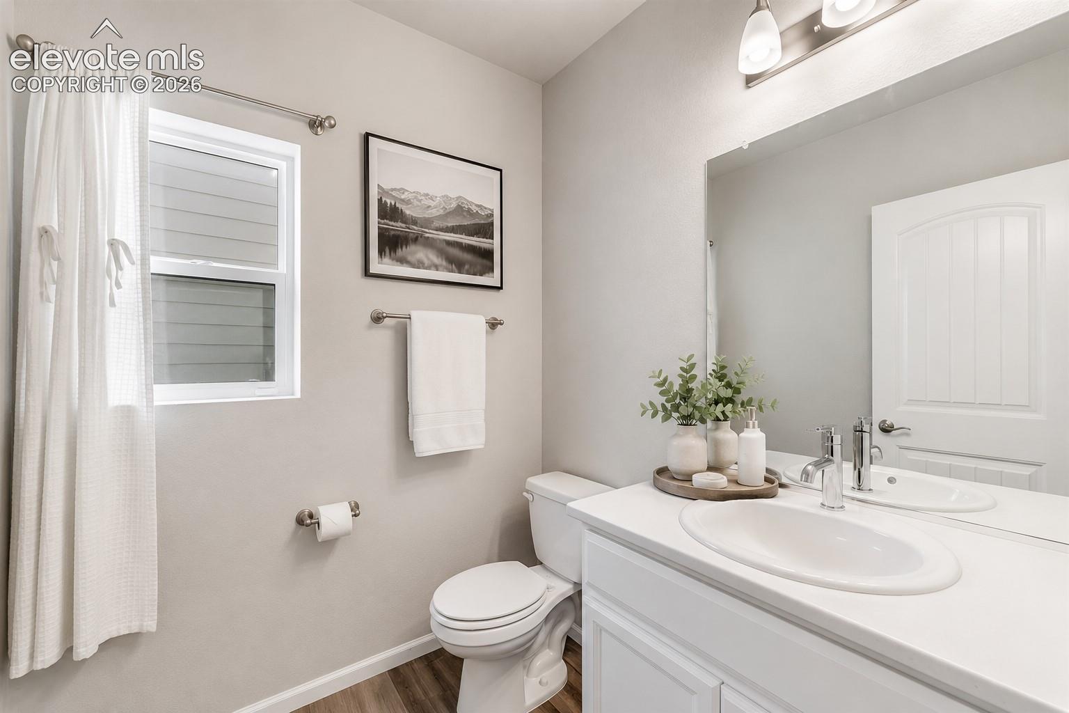 Half bathroom on main level