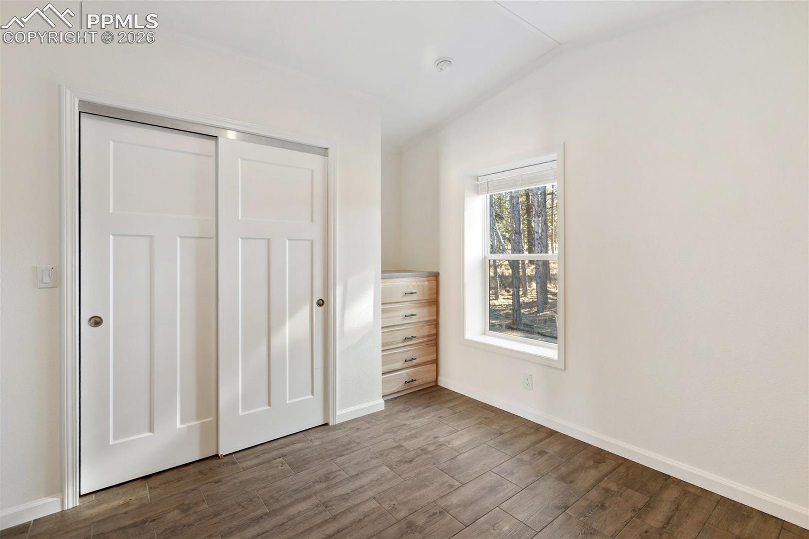 Bedroom, closet and built in. 