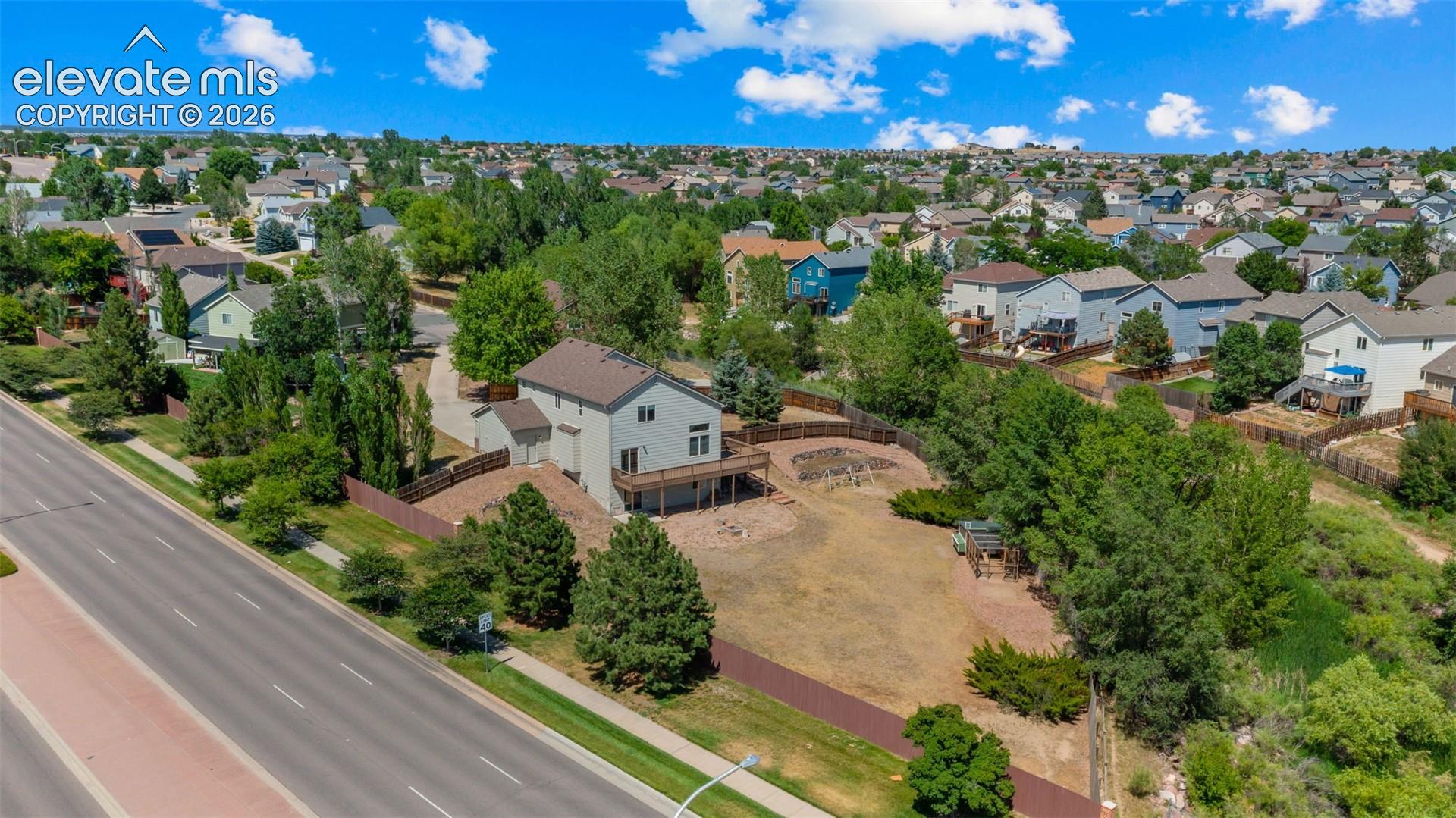 Check out the size of this lot!  Imagine adding a putting green, garden, or entertaining space!