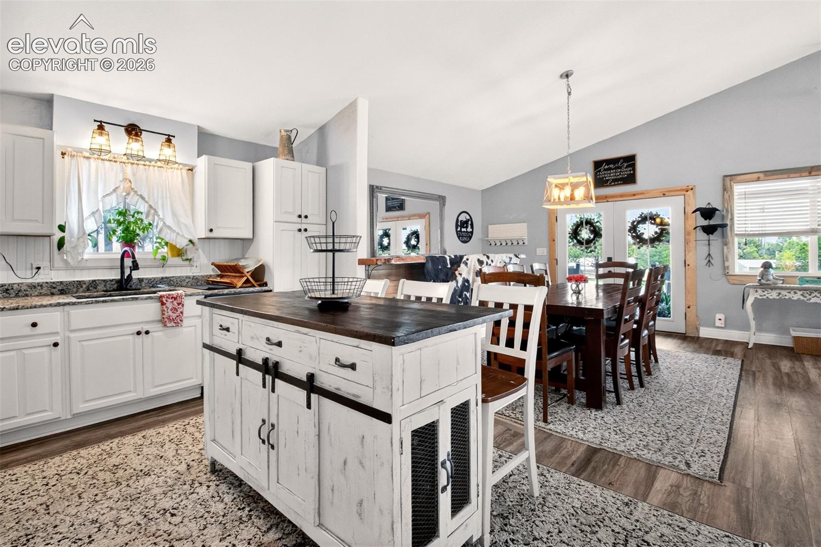 Nice open-concept layout flowing seamlessly from the kitchen into the dining area—perfect for family meals!