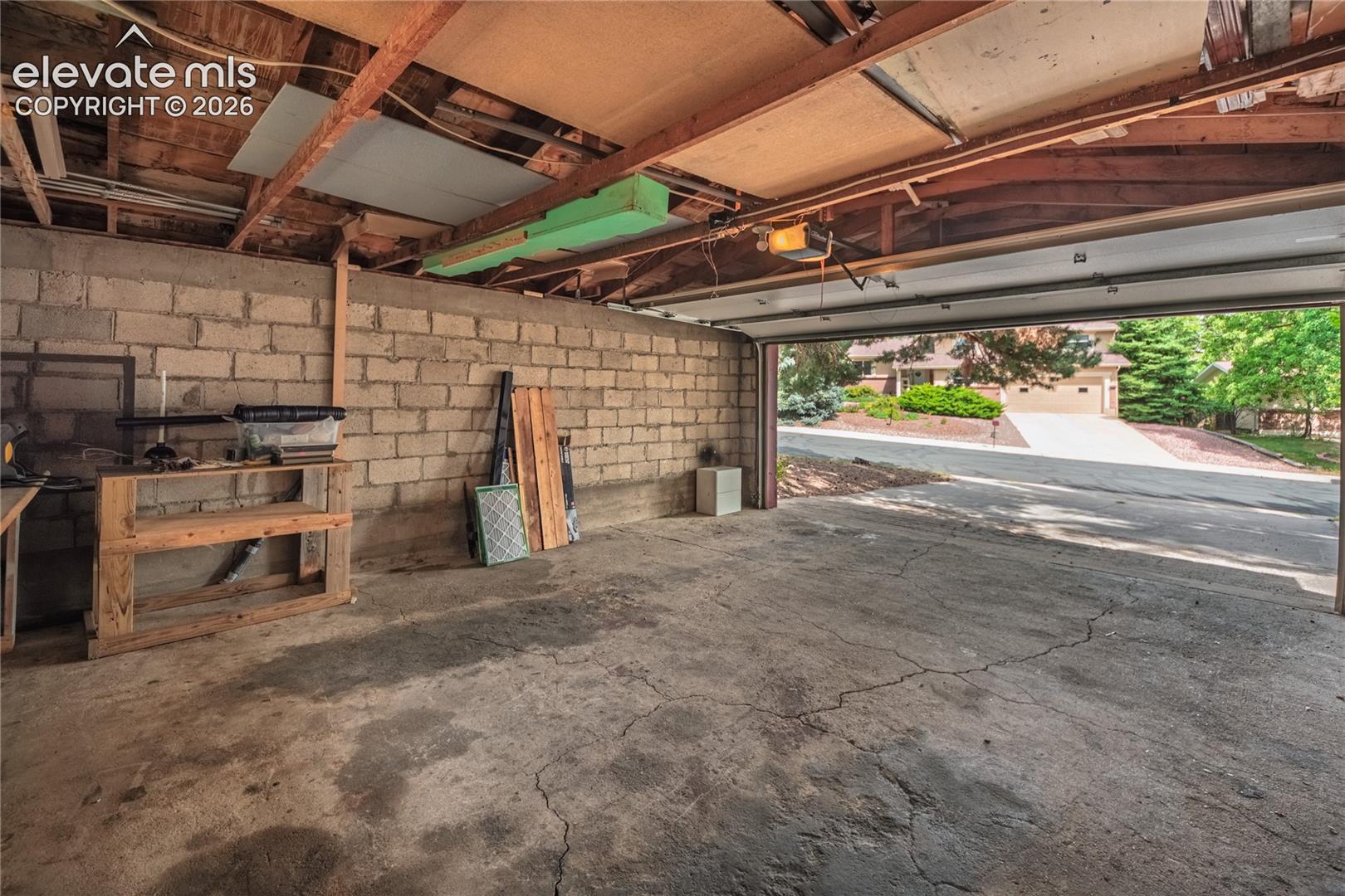 Detached Garage Interior 