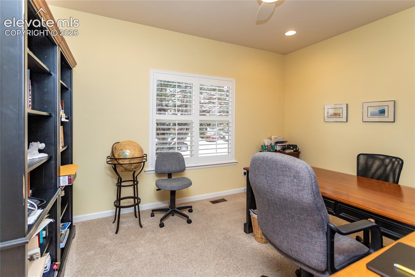 Home office space on the main level.
