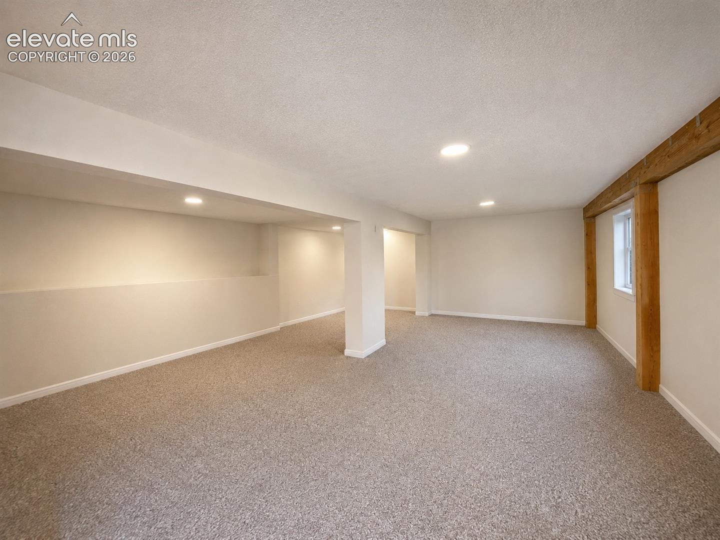 Lower Level Room/Bedroom. Laundry Location