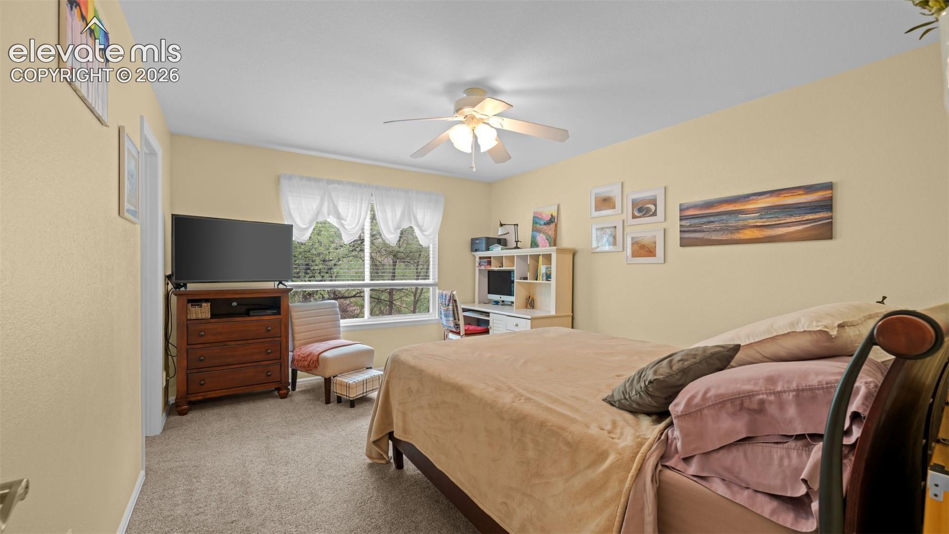 Primary Bedroom on Back Side with Views of Nature and Wildlife