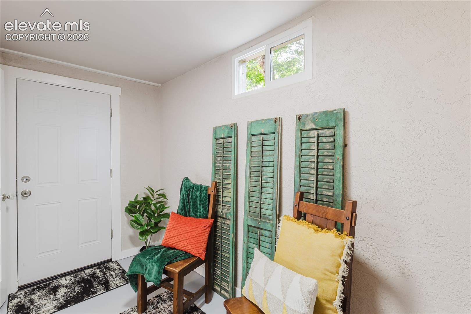 Storage room and walkout to the 