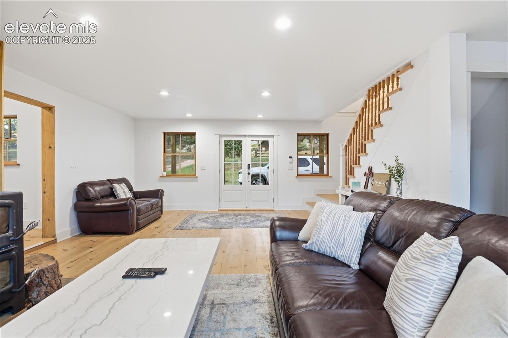 Living Room to the Front Door