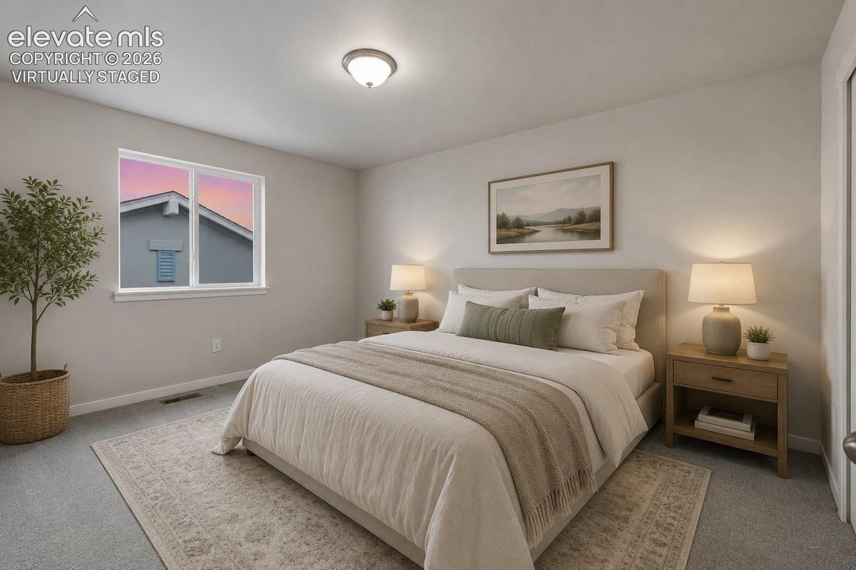virtually staged bedroom 2