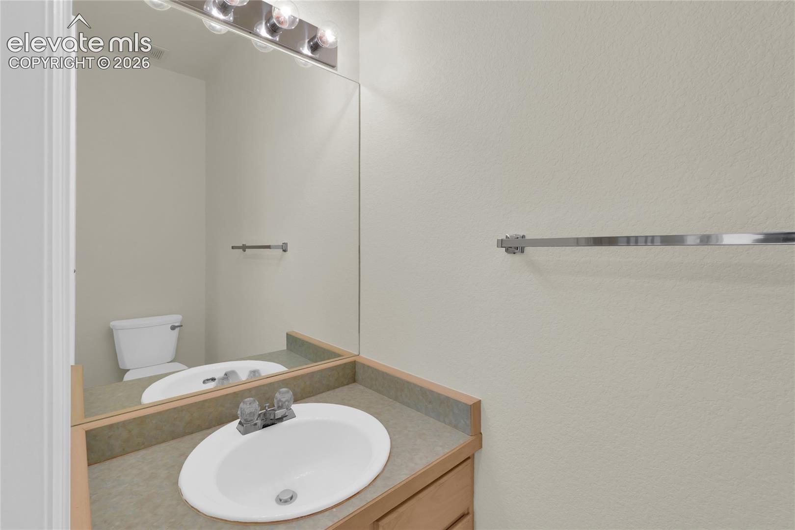 Main level half bath