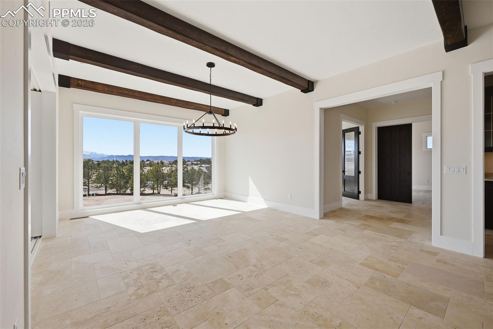 Dining Room, hall entry to Office and Master Suite. 