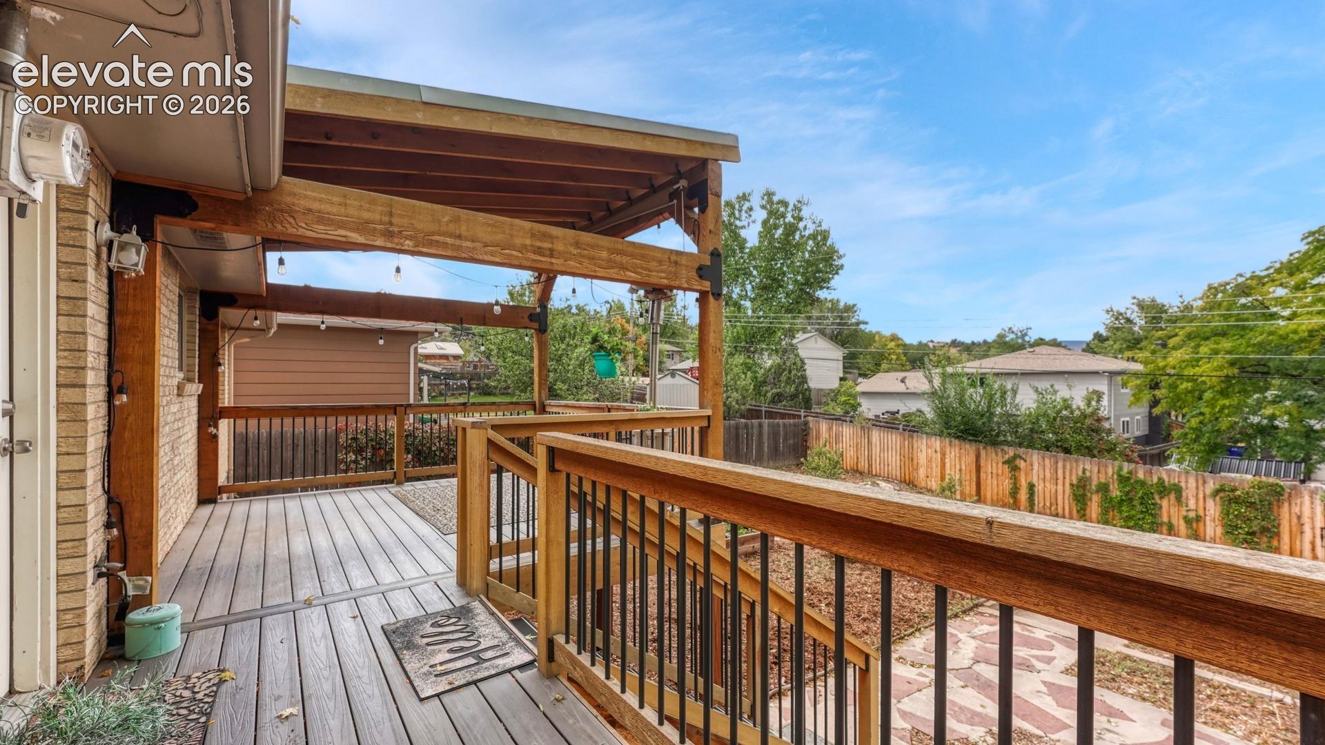 WOW covered deck to take in the mountain views!!!