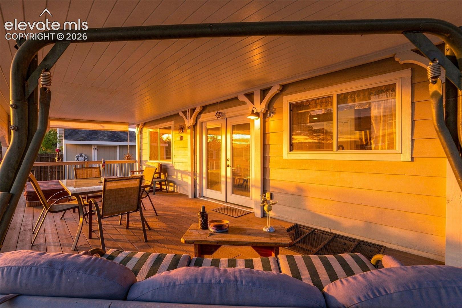 Gorgeous, covered peaceful outdoor living area complete with Jacuzzi tub. Even higher priced homes don’t have this feature.
