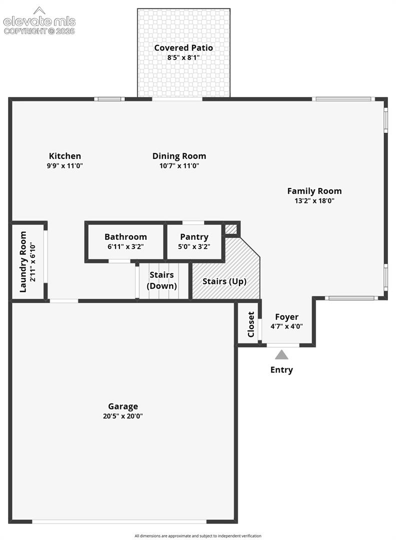 Main Level Floorplan