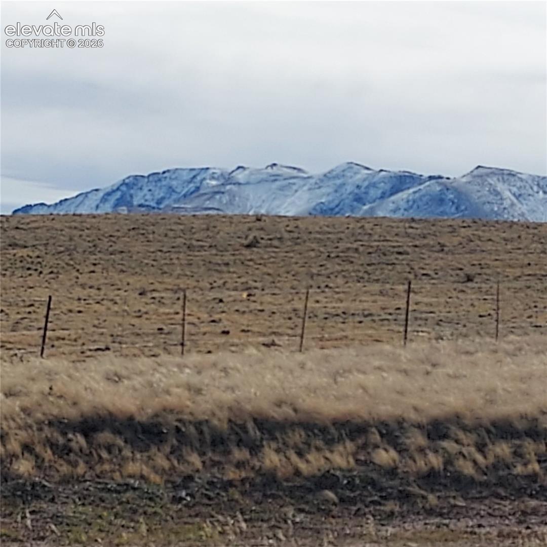 Pikes Peak from building site.