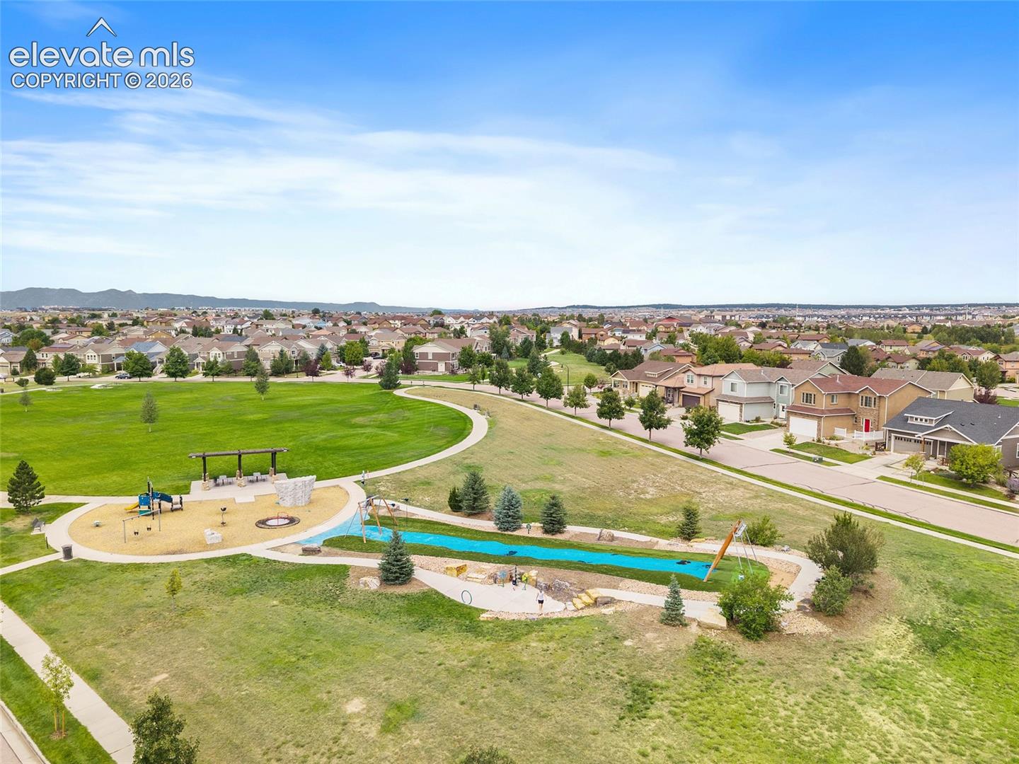 park in right in the front of the property