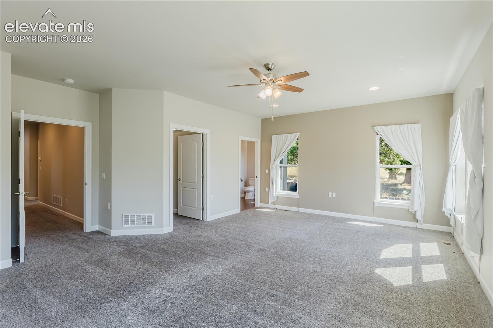 Large bedroom #2 with walk in closet