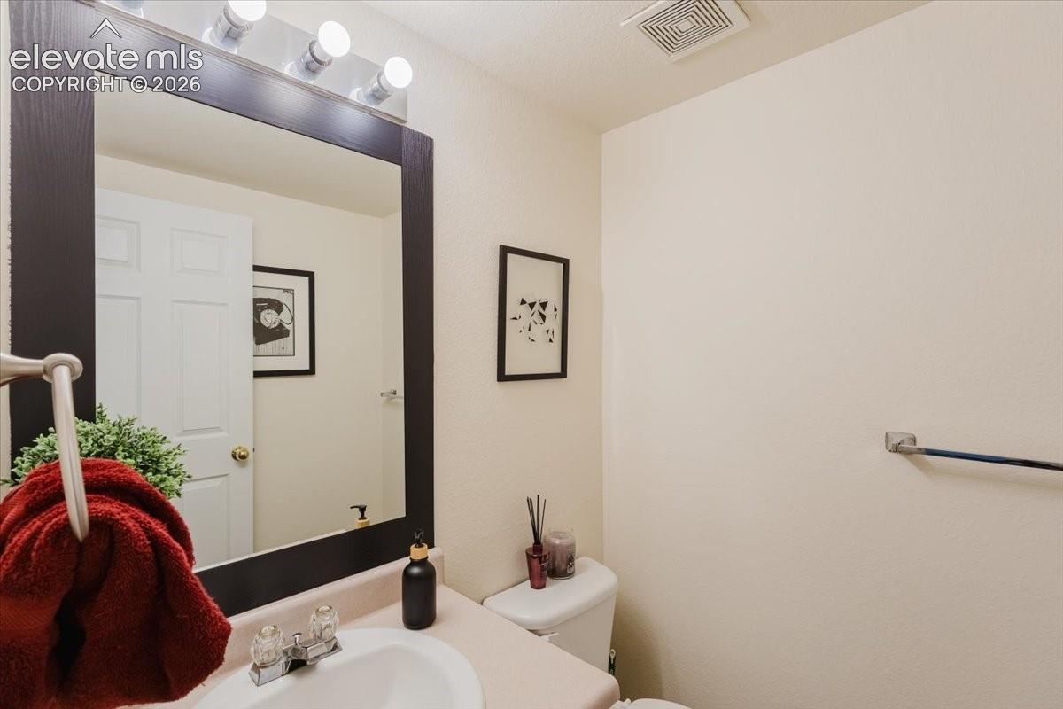 Half Bath on the main level