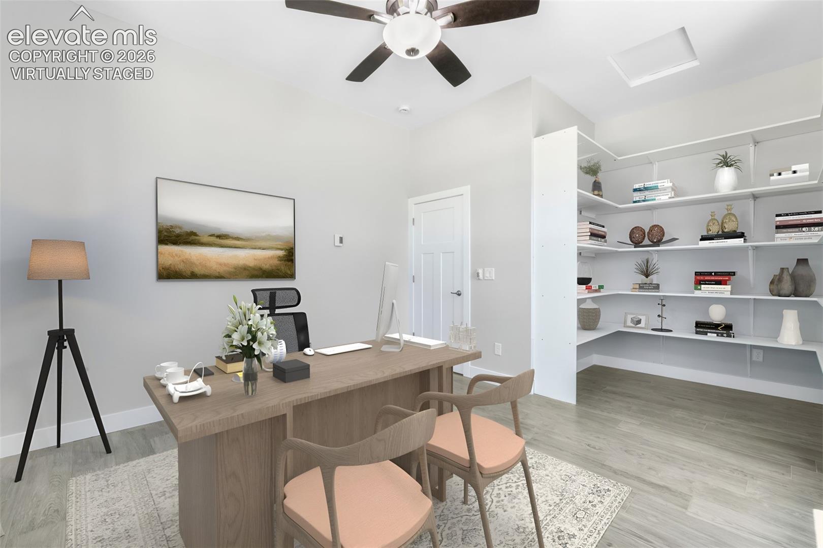 Office and can be another main level virtually staged bedroom