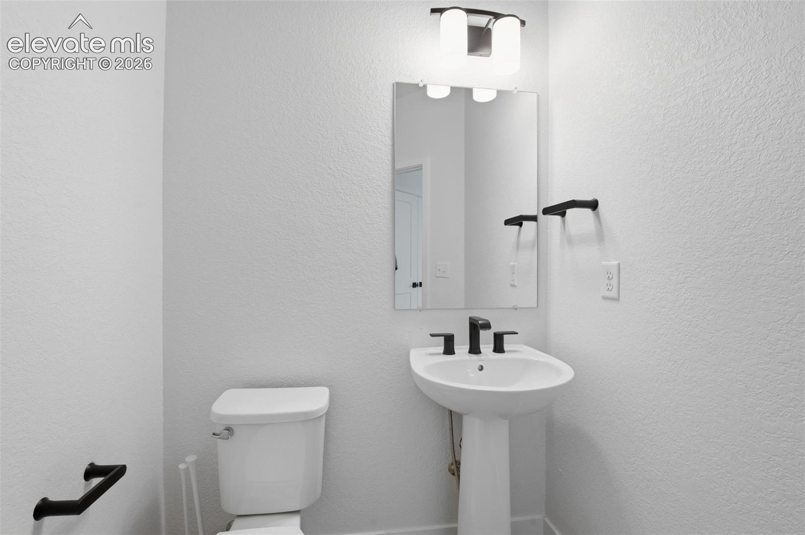 Basement powder bathroom