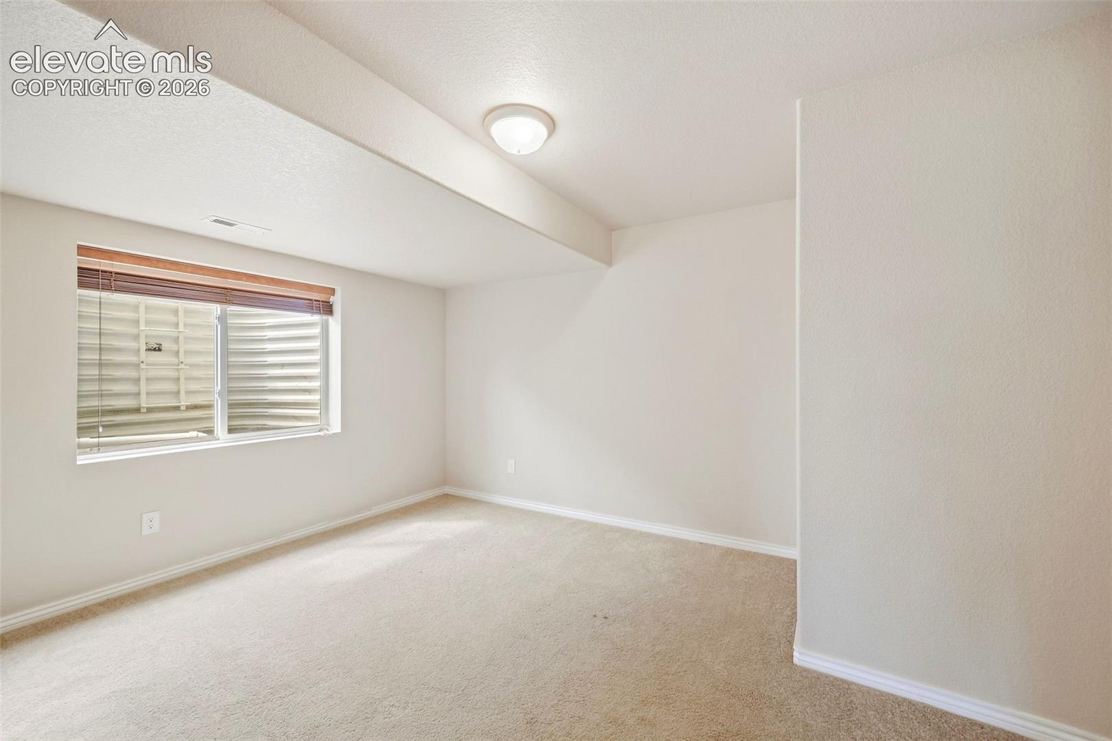Basement bedroom