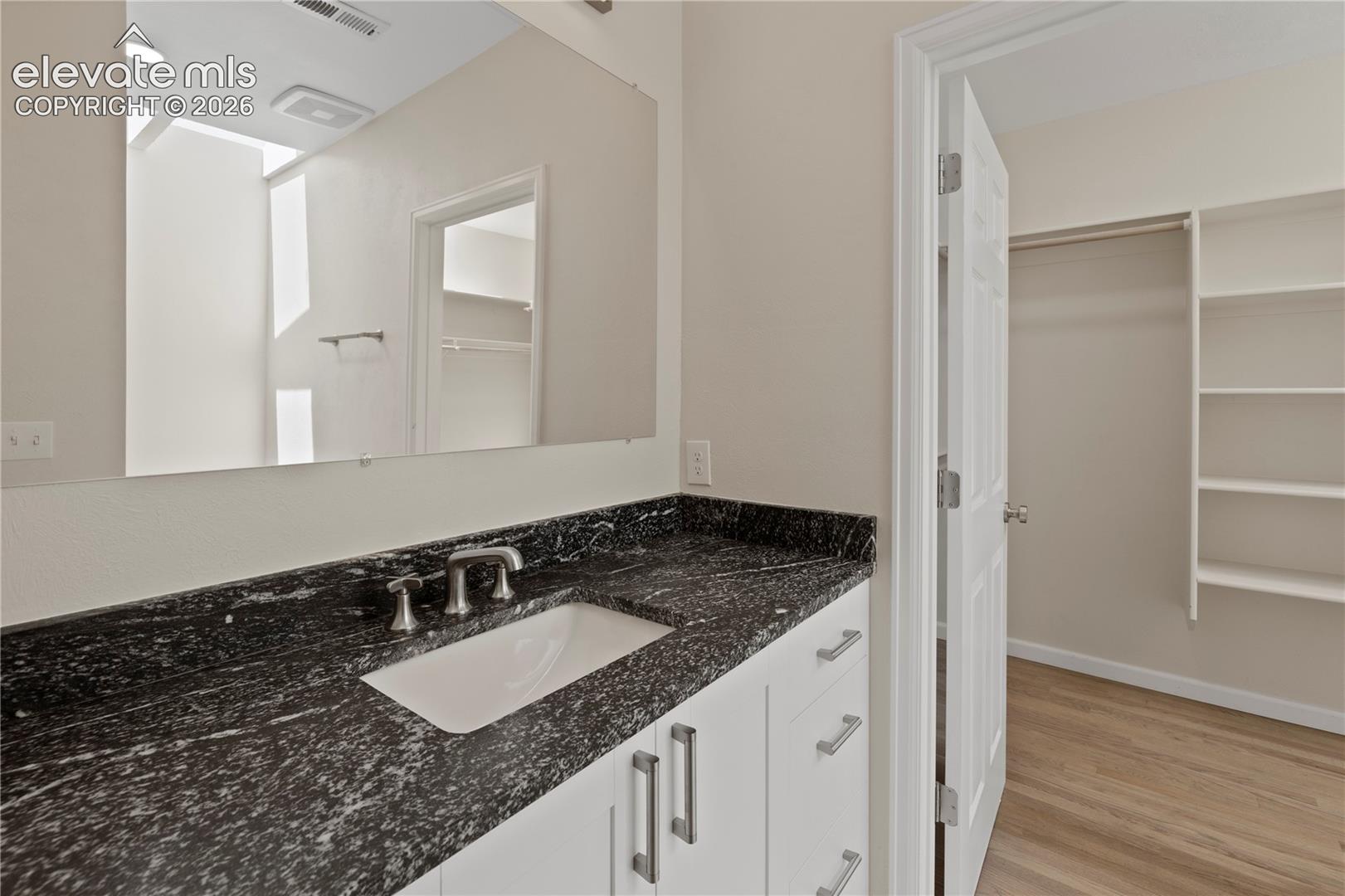 Bathroom with Walk-in Closet
