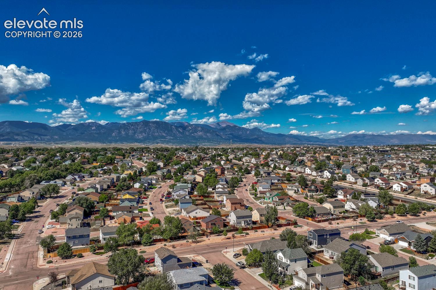 Well kept community with beautiful surrounding mountains.
