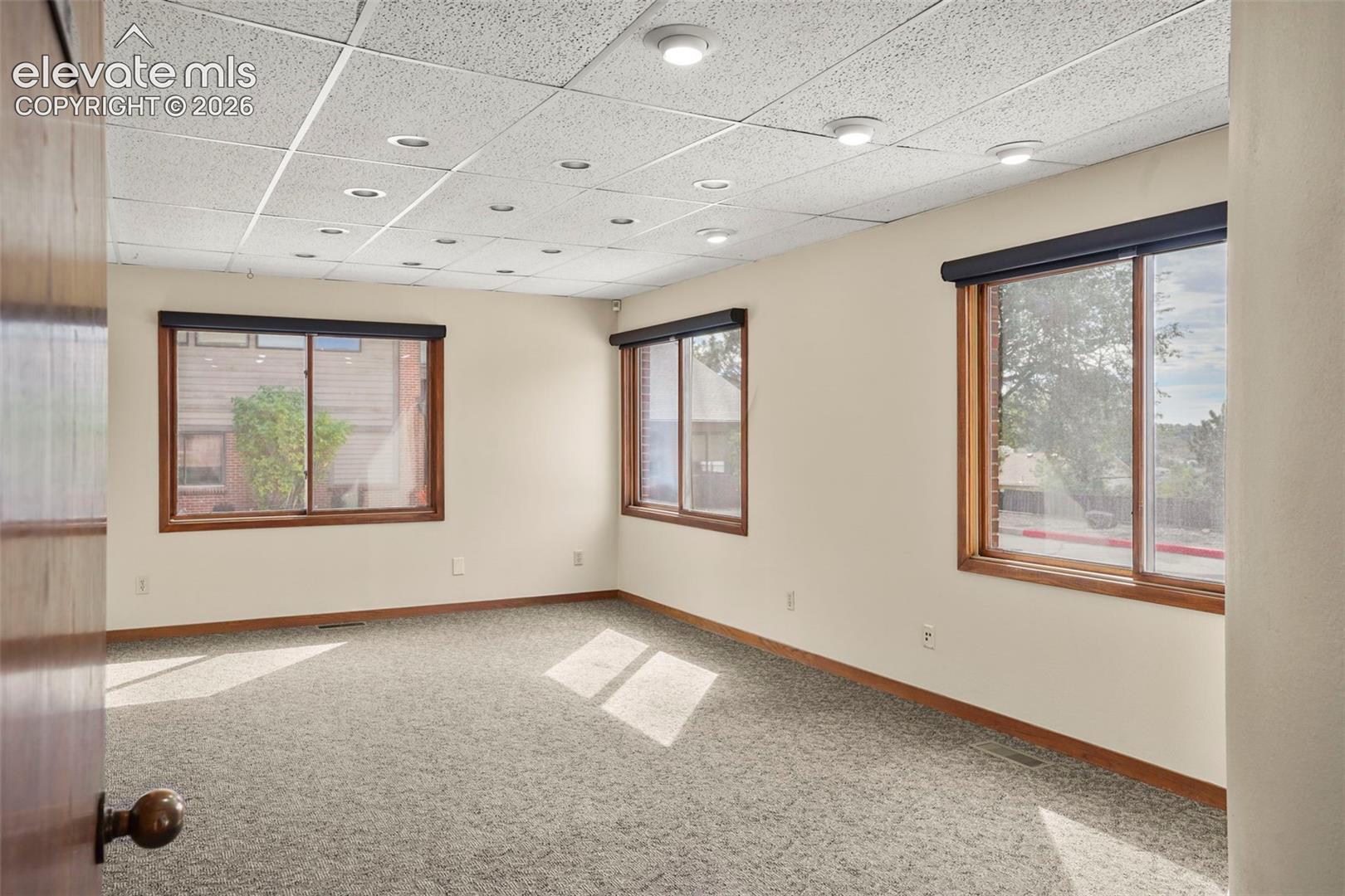 East Side office #1 - one of 4 on this side. It has been used as a conference room in the past.