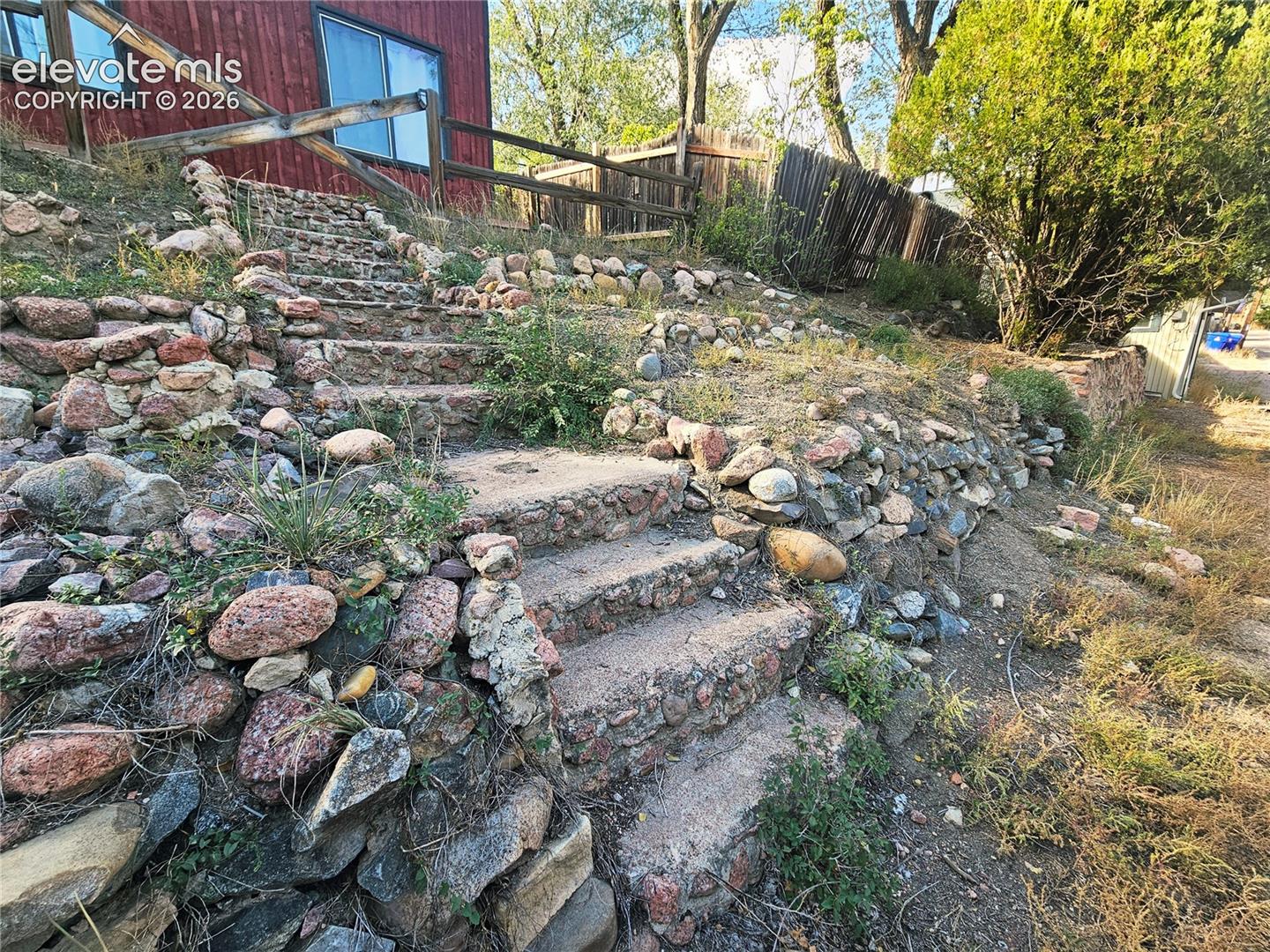 Original stone stairs
