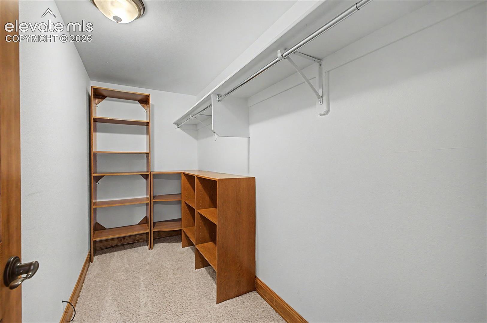 Large basement storage closet